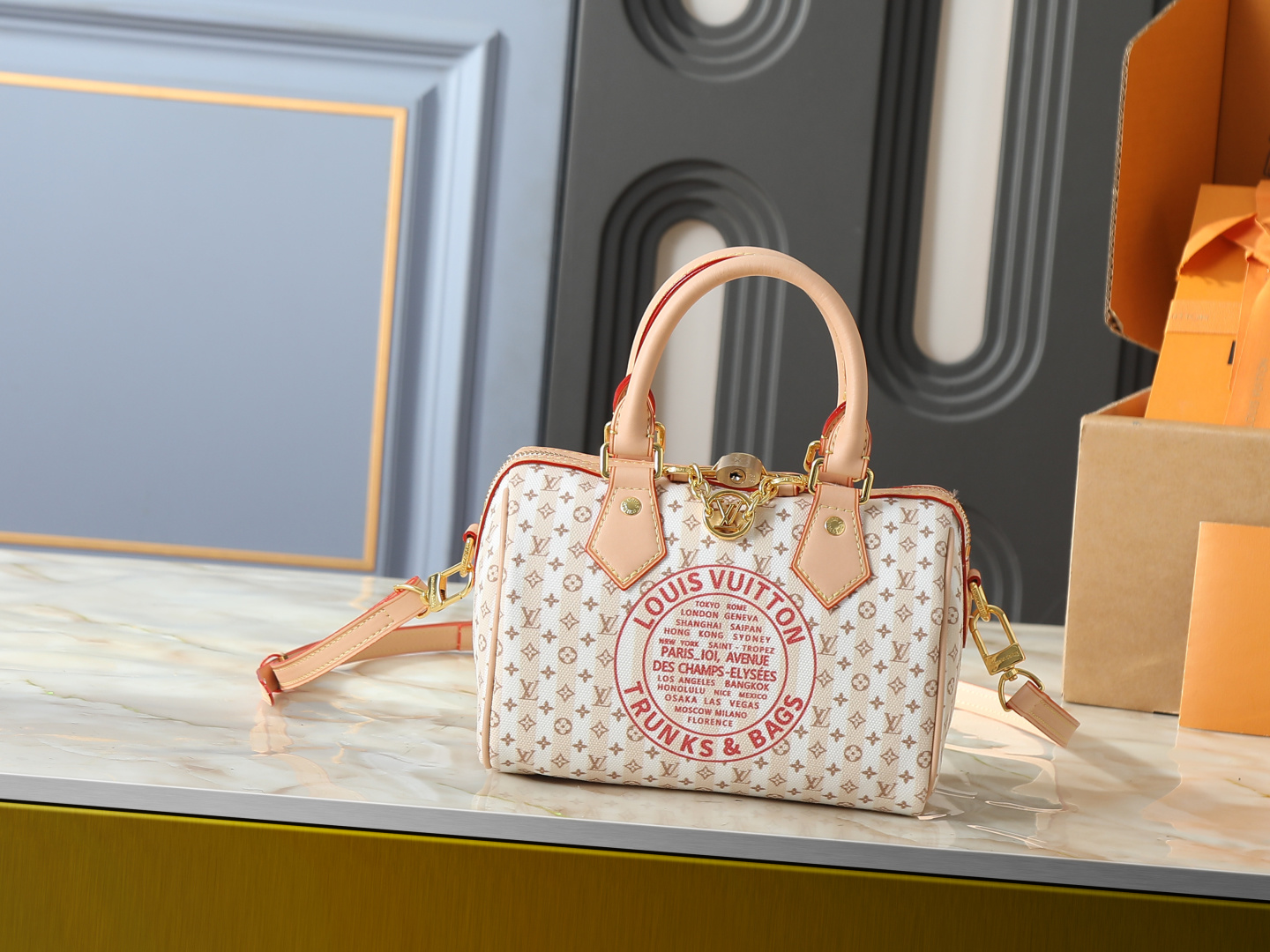 Louis Vuitton LV Classic Handbag Premium Canvas Gift Box Included Everyday Carry Luxury Accessory